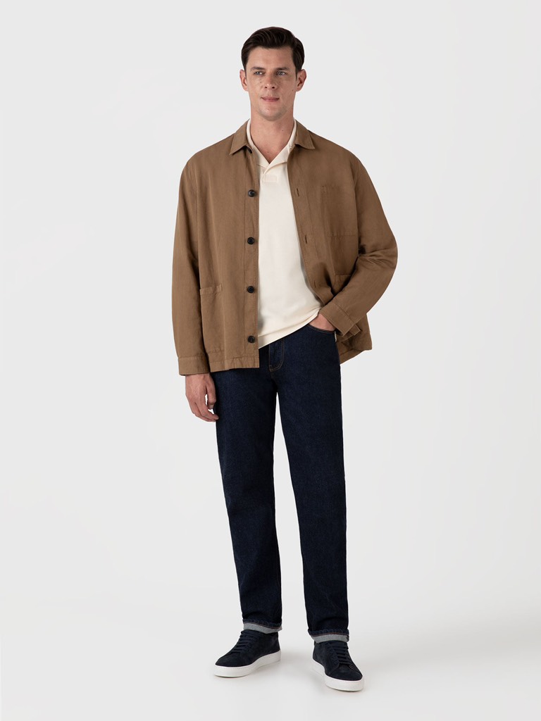 Heavyweight Polo Shirt in Undyed