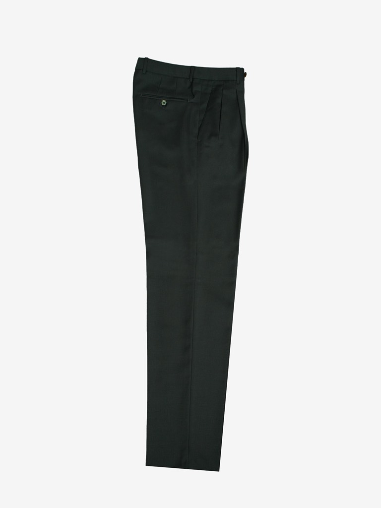 Two Pleat Trousers in Charcoal 03G