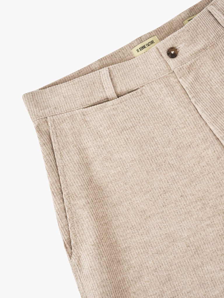 Balloon Trousers In Undyed