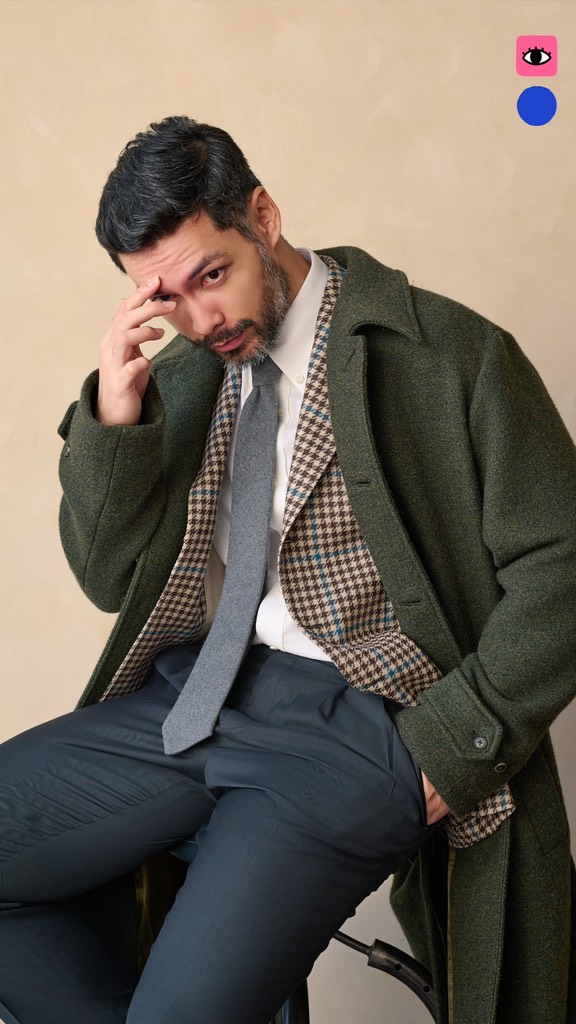 Wool Tie in Grey Flannel