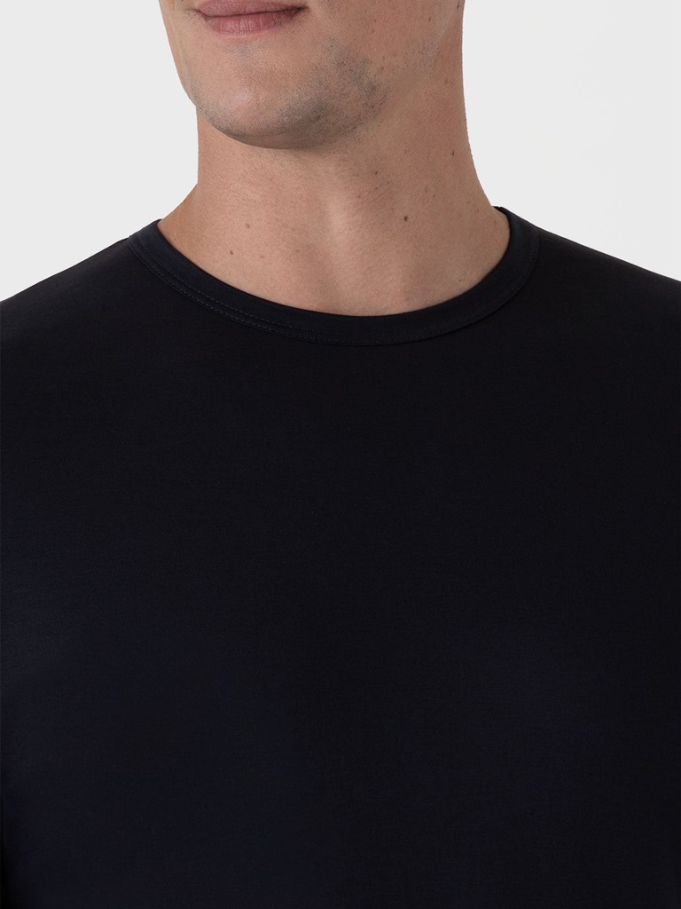 SS Crew Neck T Shirt in Midnight Navy