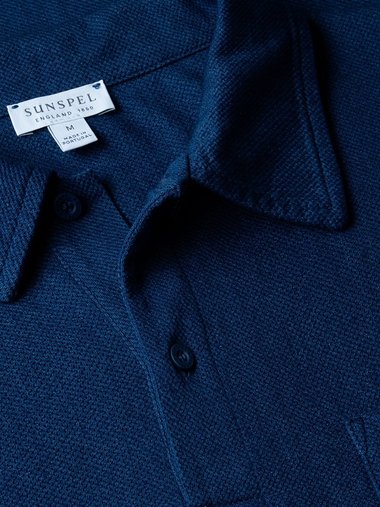 Riviera Polo Shirt in Real Indigo