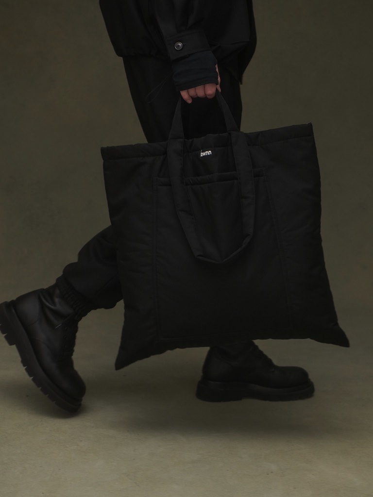 Túi Tote Bag in Black Cotton
