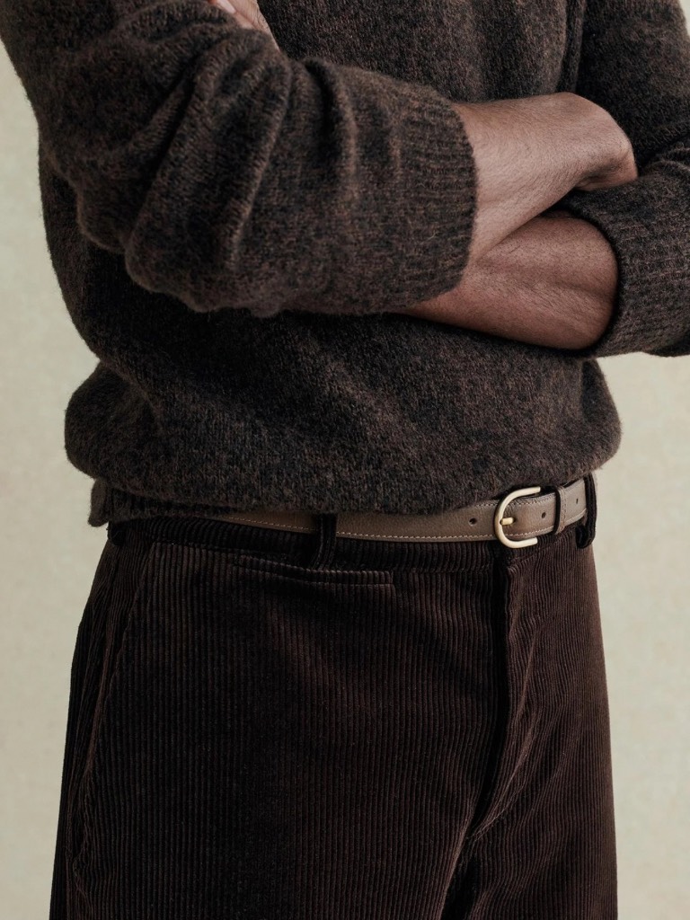 Brown Wide Wale Corduroy Balloon Trousers