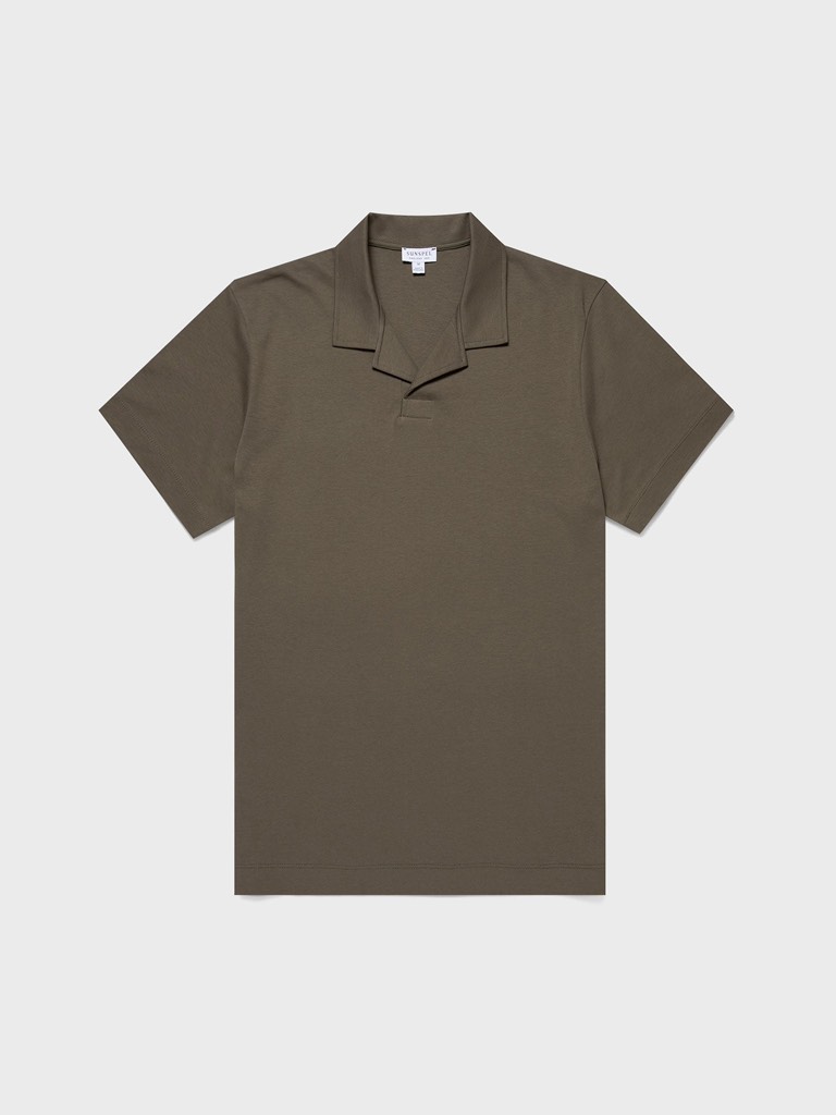 Heavyweight Polo Shirt in Khaki