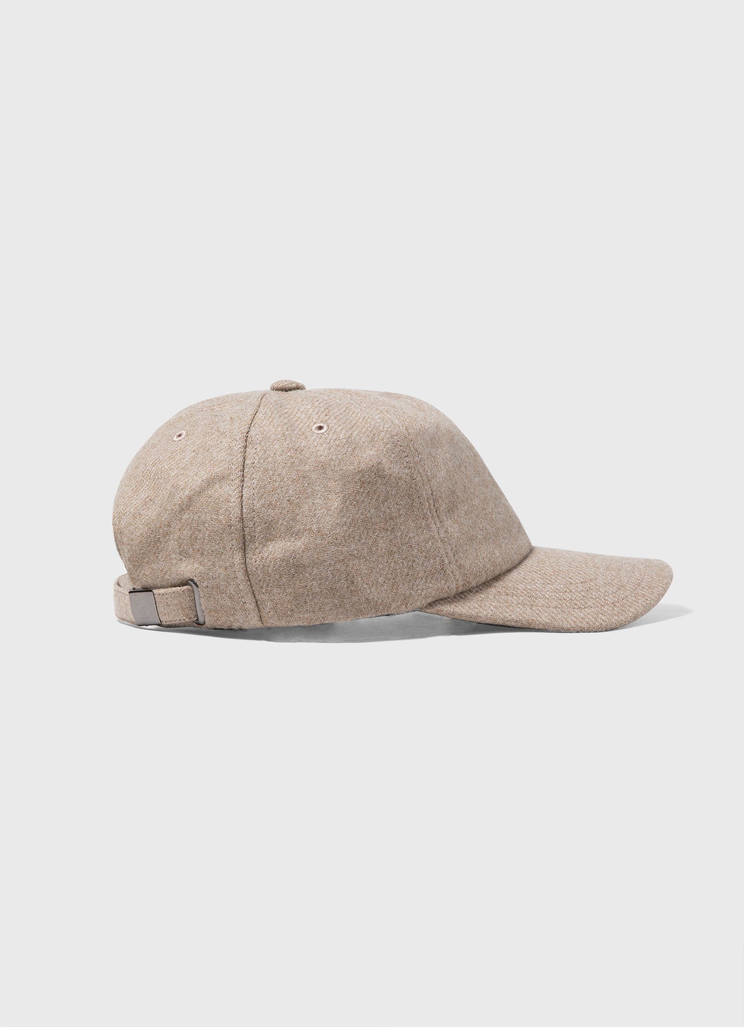 Wool Twill Cap in Sandstone