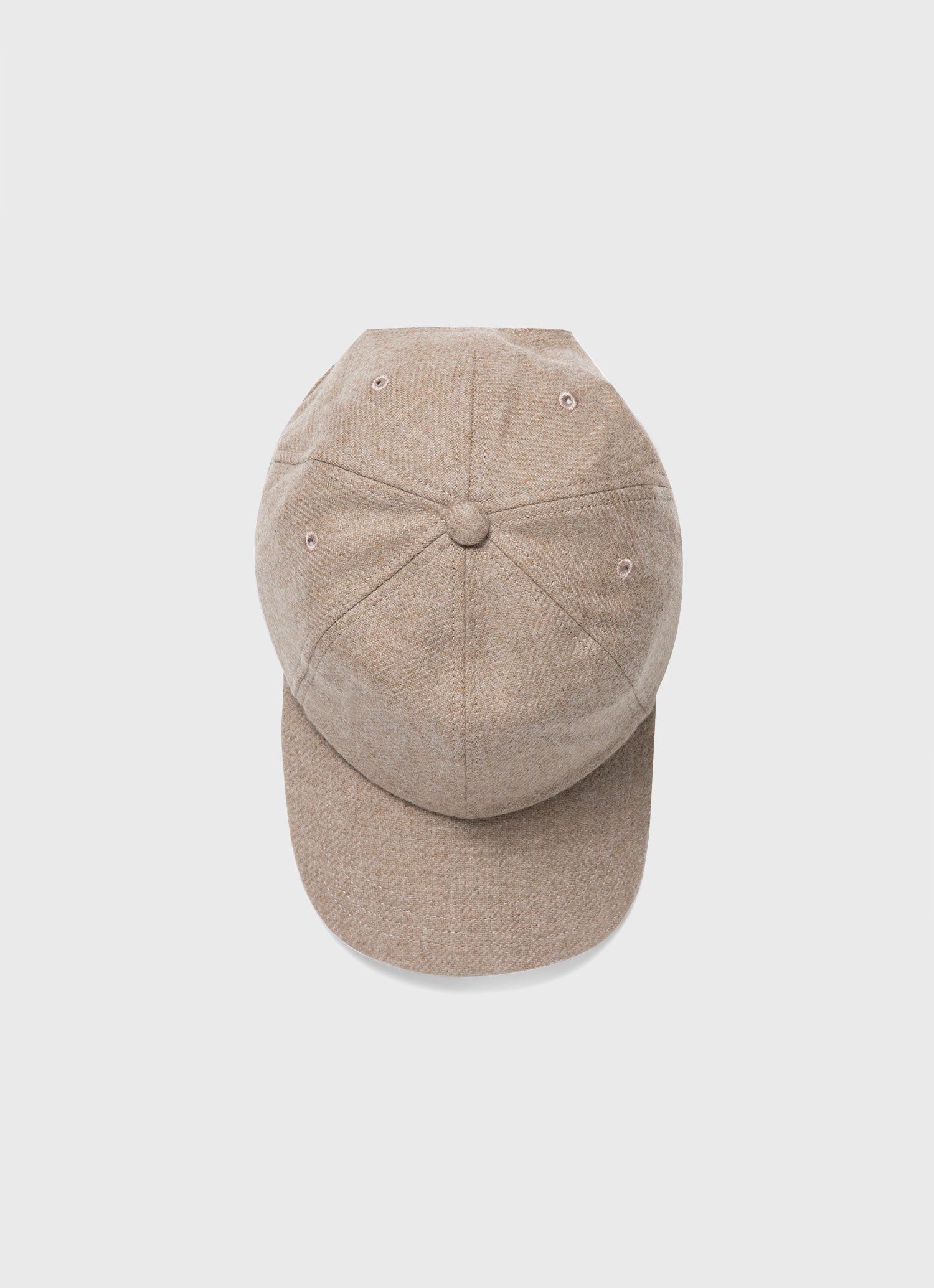 Wool Twill Cap in Sandstone