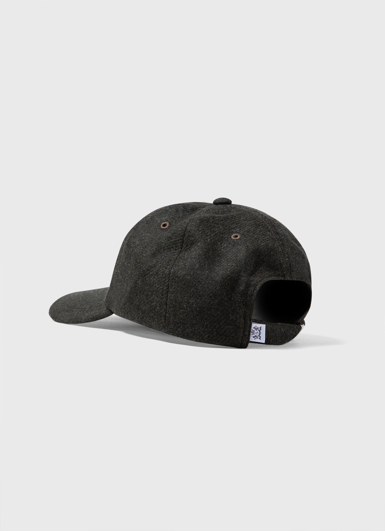 Wool Twill Cap in Drill Green