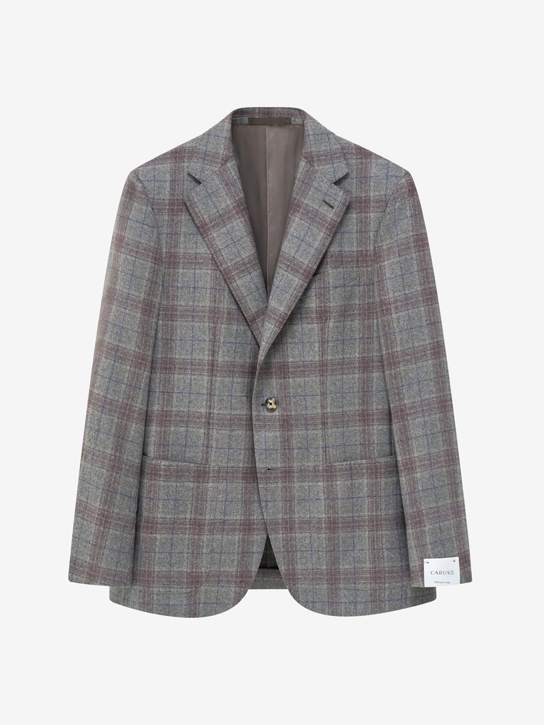 Aida Heather Grey Check Flannel Sport Jacket