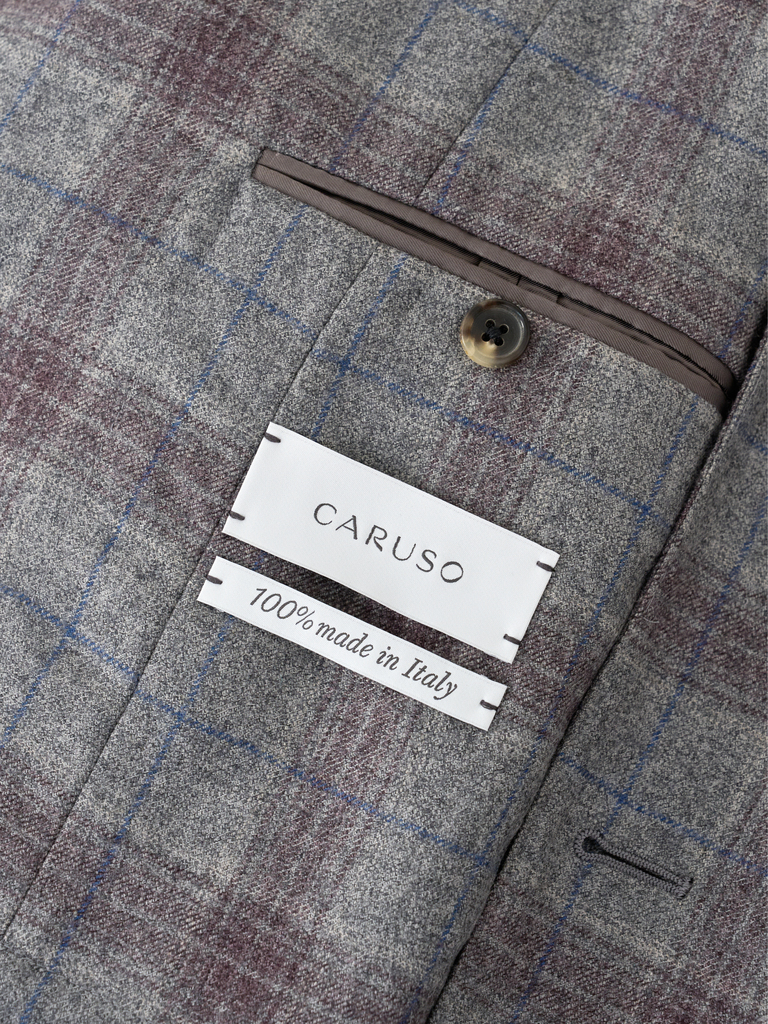 Aida Heather Grey Check Flannel Sport Jacket