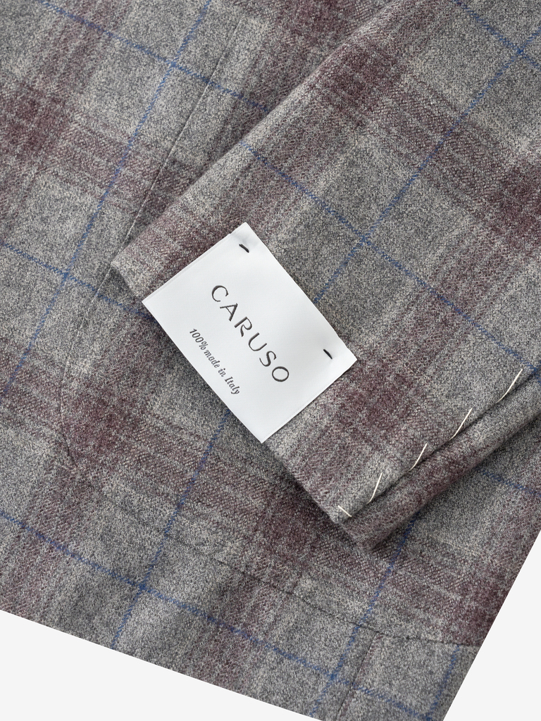 Aida Heather Grey Check Flannel Sport Jacket