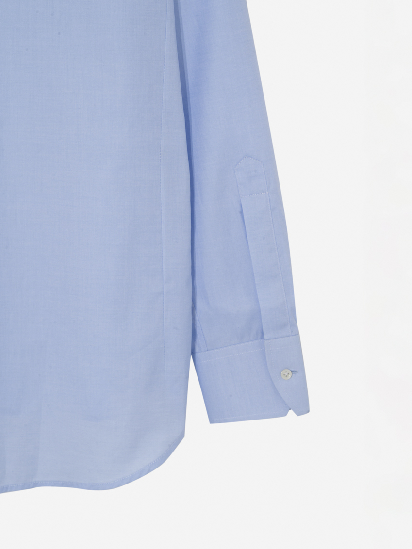 Canclini light blue poplin shirt 01XN