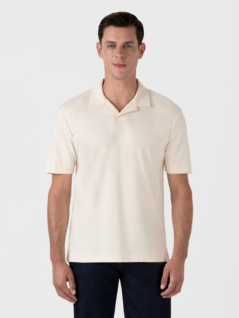 Heavyweight Polo Shirt in Undyed
