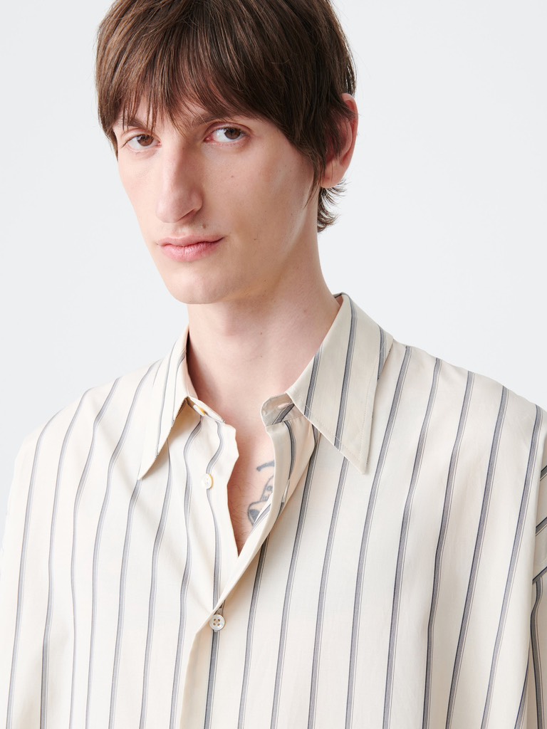 Loche Shirt in Soft Plaster