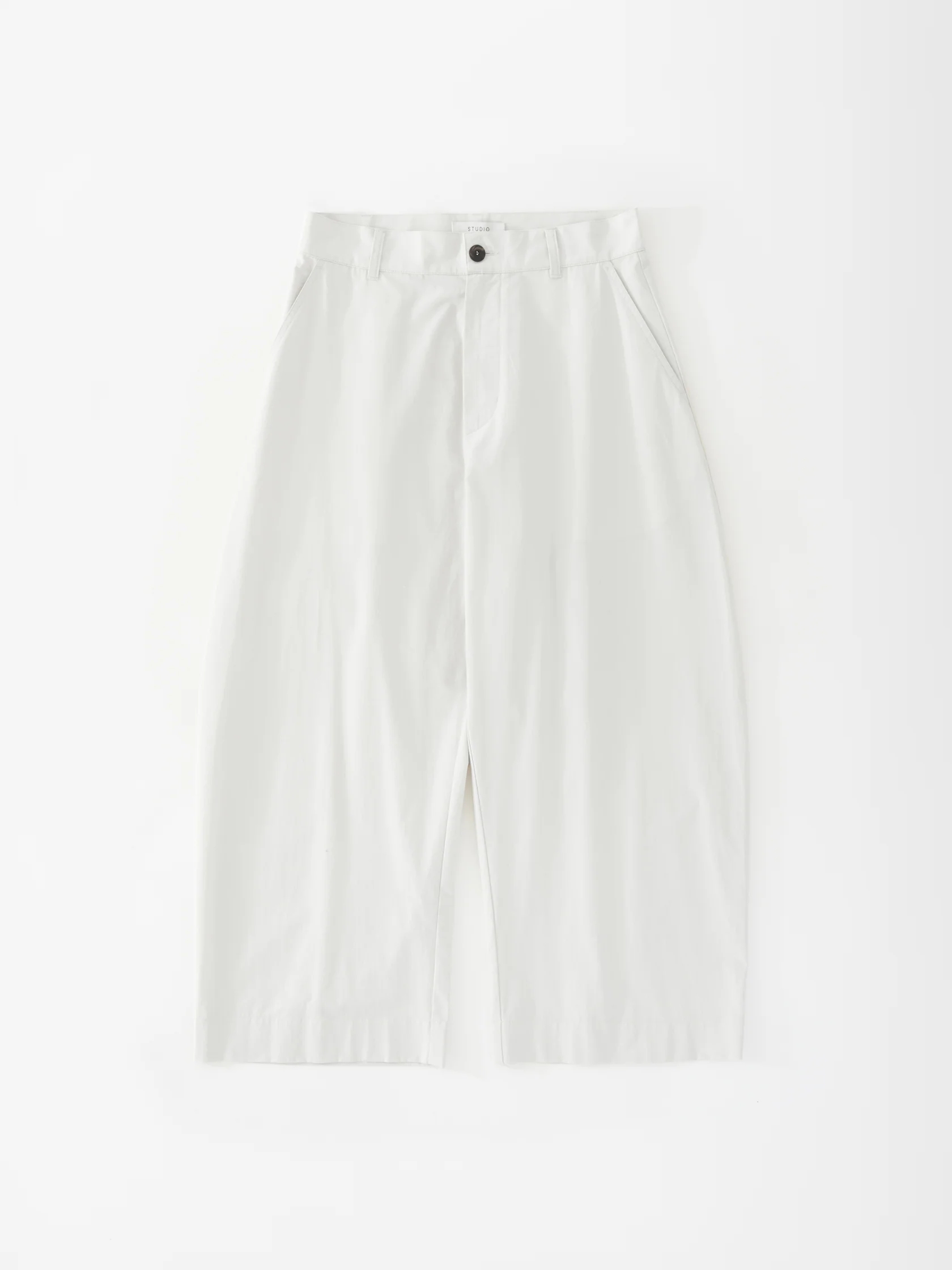 Quần Bosun Cropped Wide Pants in Bone