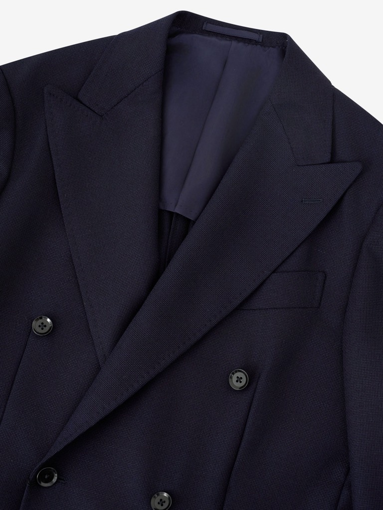 Dark Navy Balloon DB sport jacket 02X