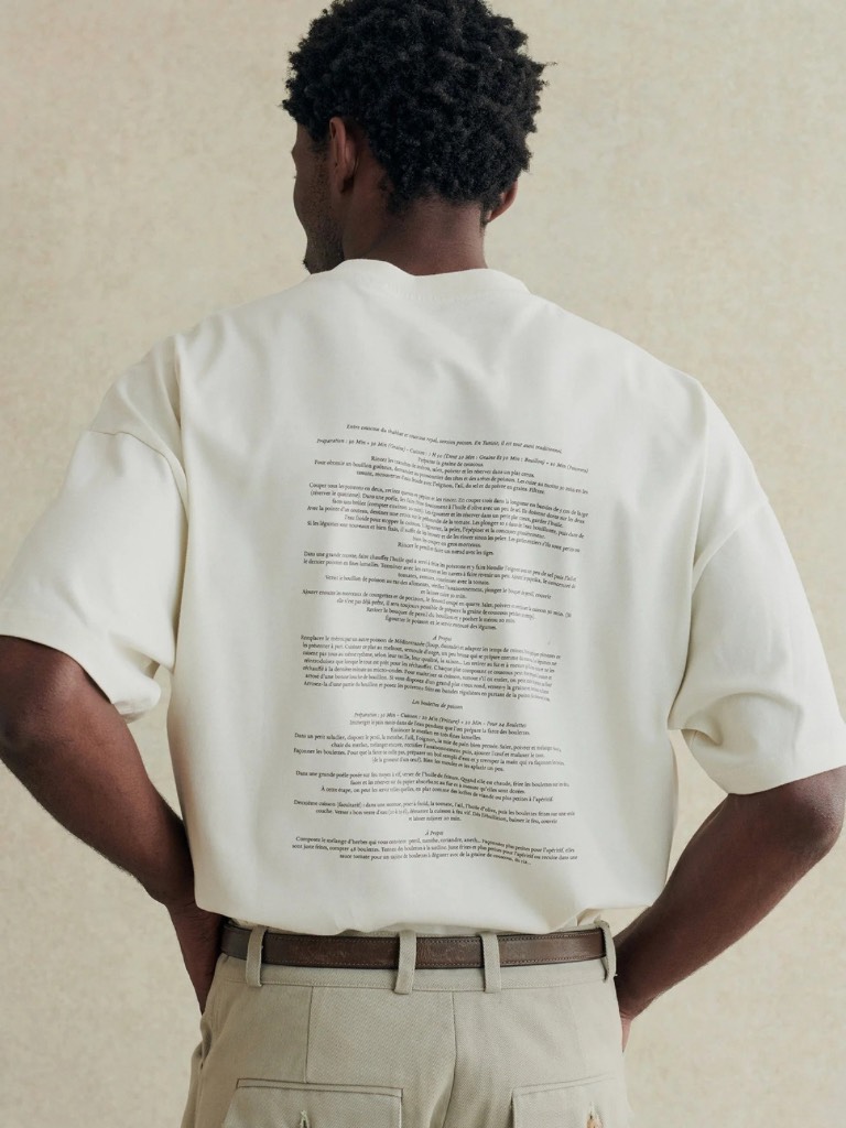 Tunisian Recipe Heavy Cotton Jersey Printed T-Shirt