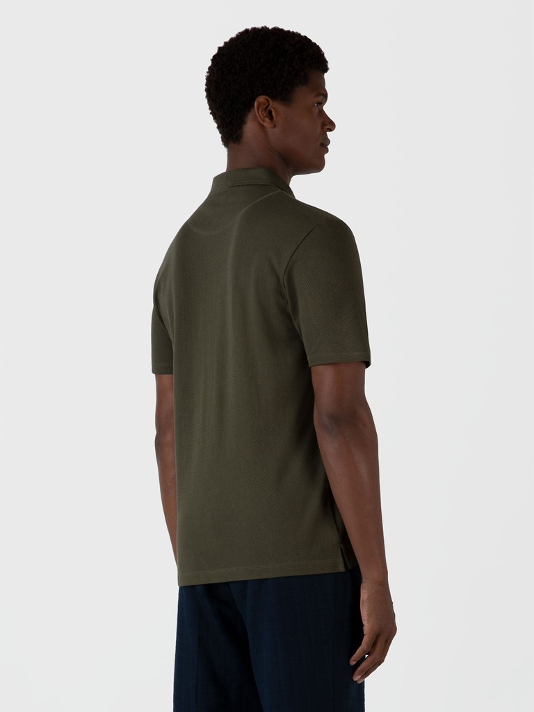 Riviera Polo Shirt in Pine Green