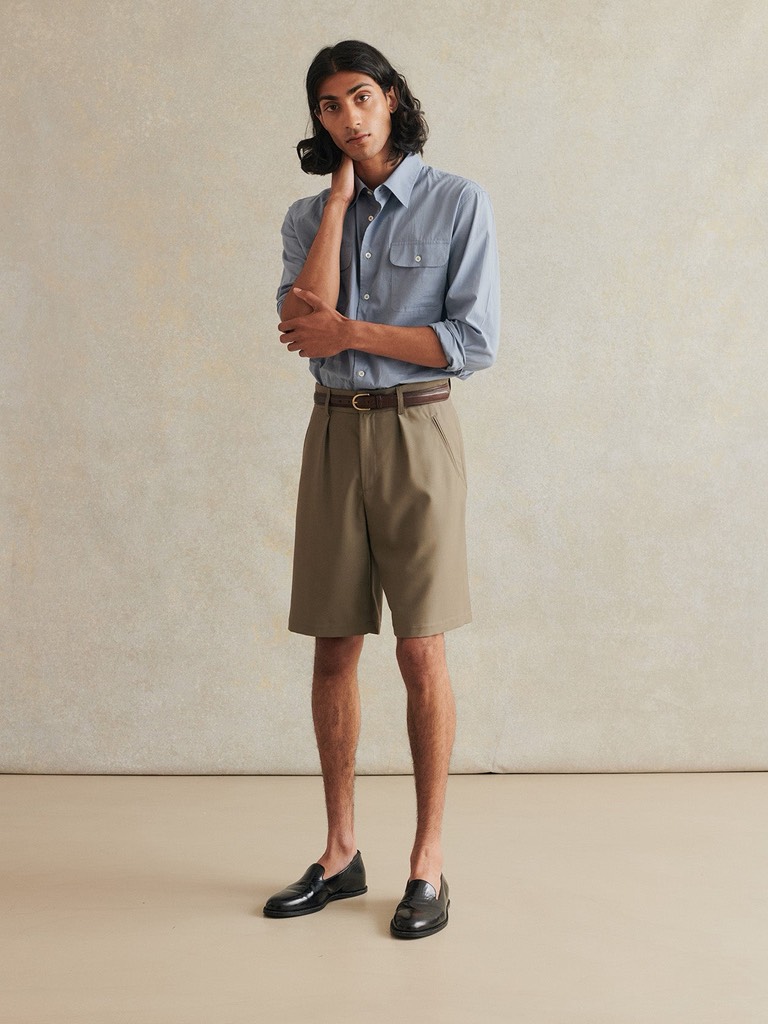 Naturalist Shorts In Olive