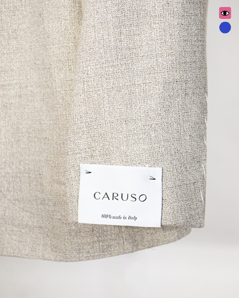 Aida Ivory Cotton/Linen/Wool Sport Jacket