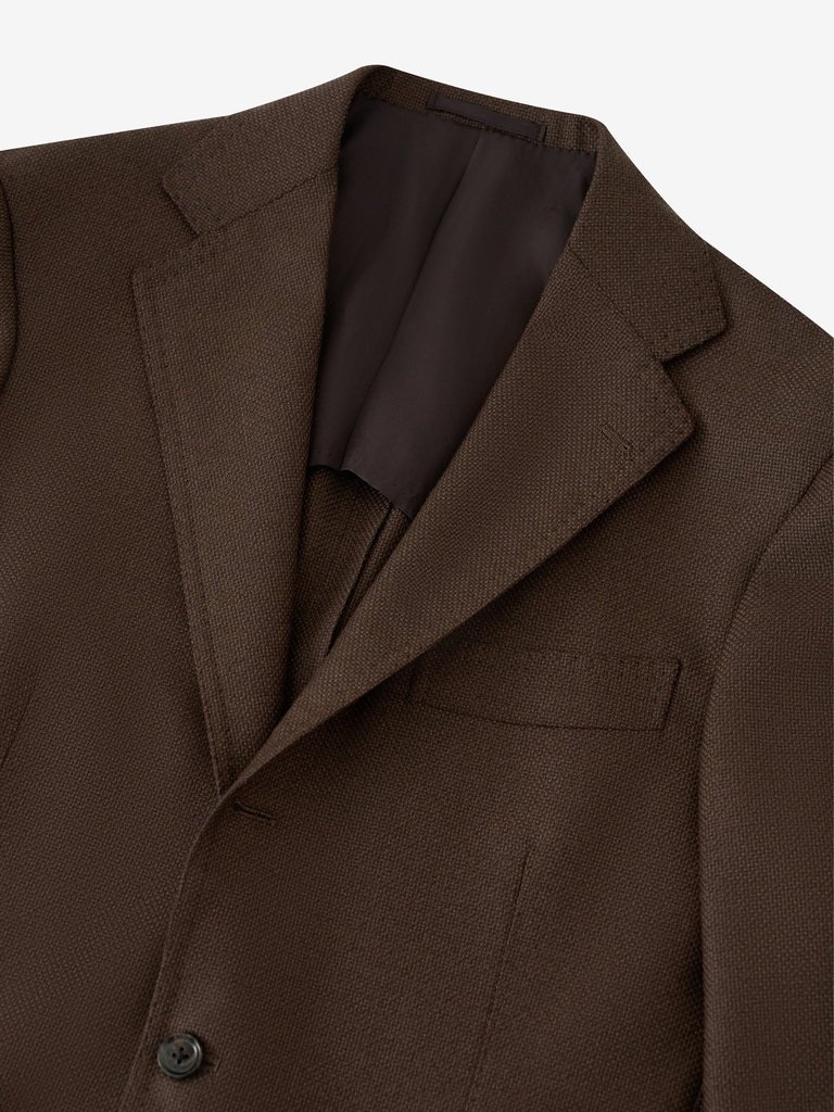 Chocolate Brown Balloon Sport Jacket 03F