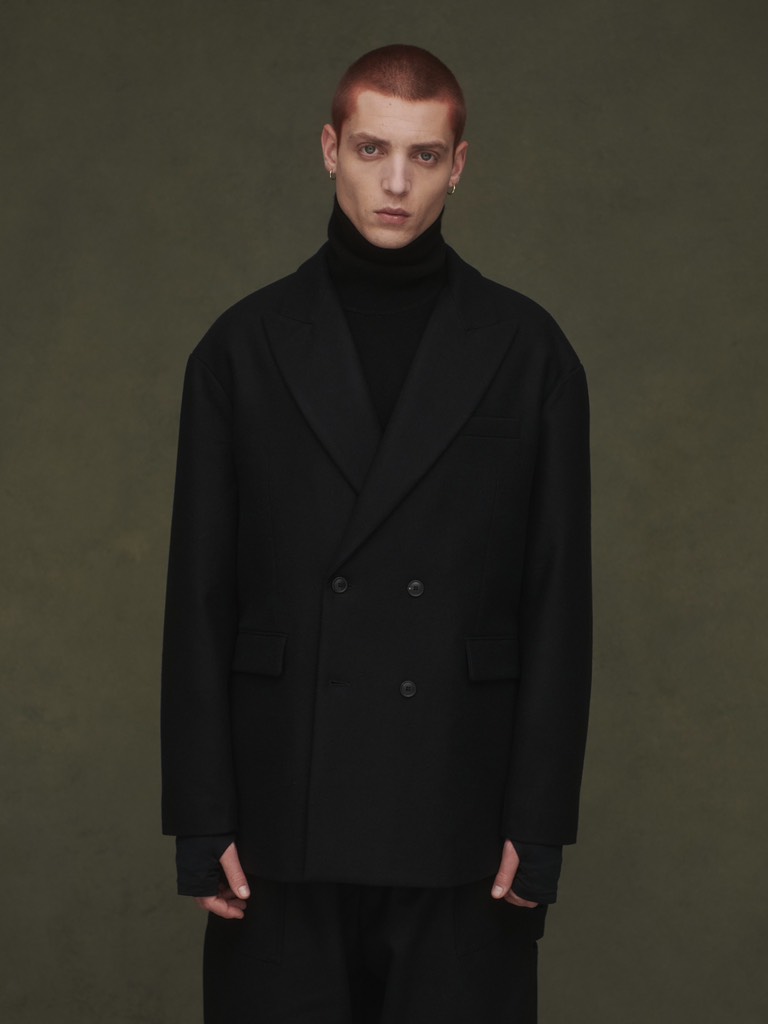 Áo khoác Double Breasted Jacket In Flannel
