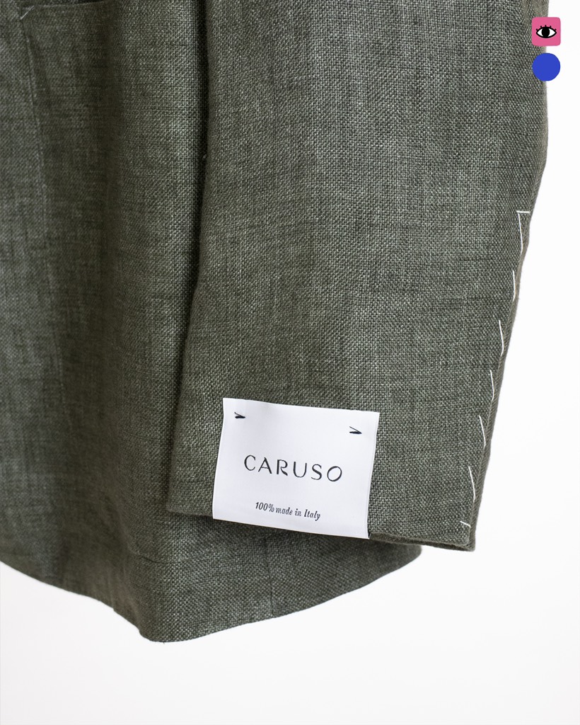 Aida Moss Green Linen Sport Jacket