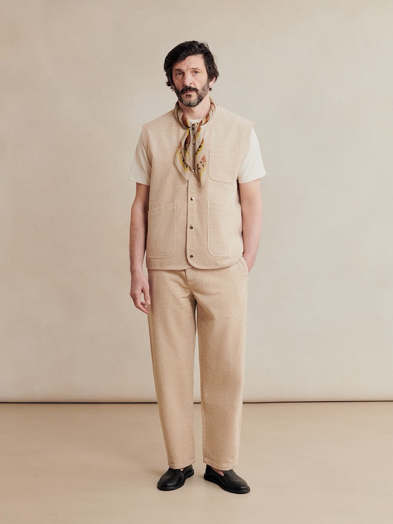 Camargue Vest In Undyed