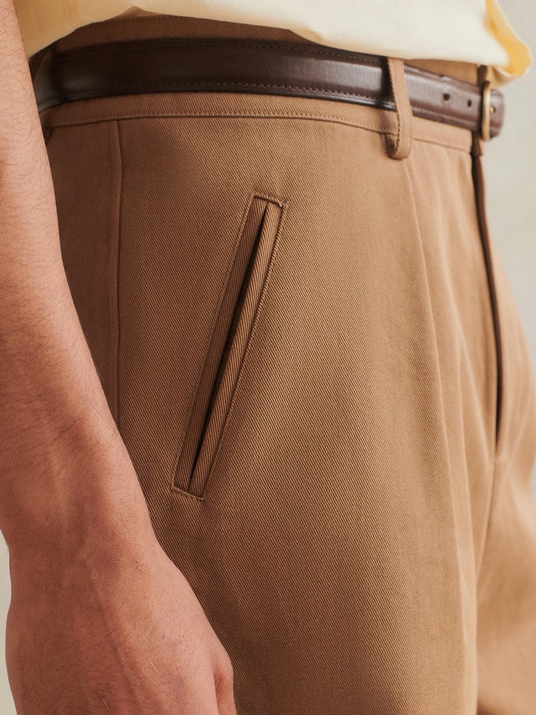 Naturalist Shorts In Coffee Natural Dye