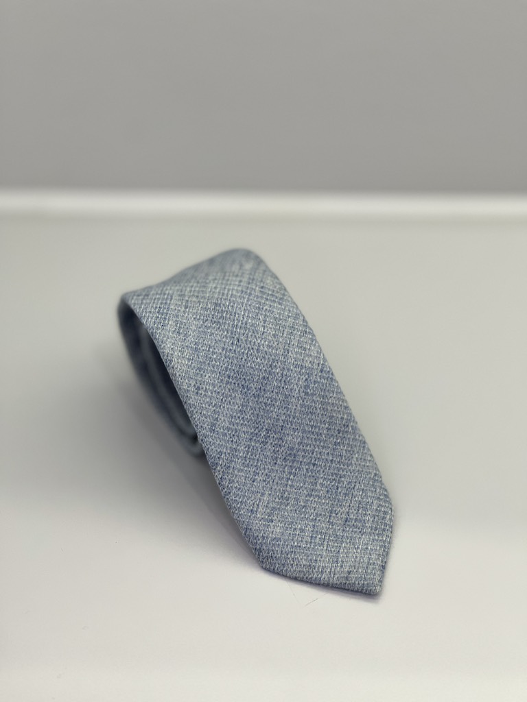 Cà vạt cashmere xanh