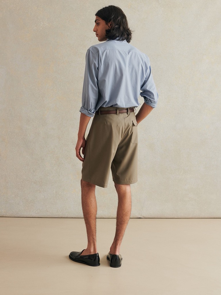 Naturalist Shorts In Olive