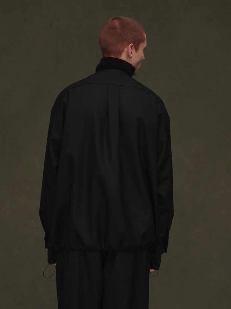 Áo Collarless Shirt In Flannel