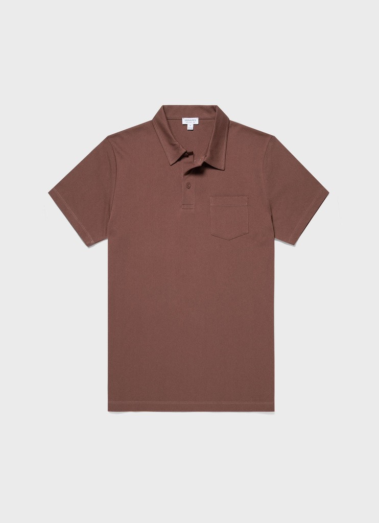 Riviera Polo Shirt in Brown