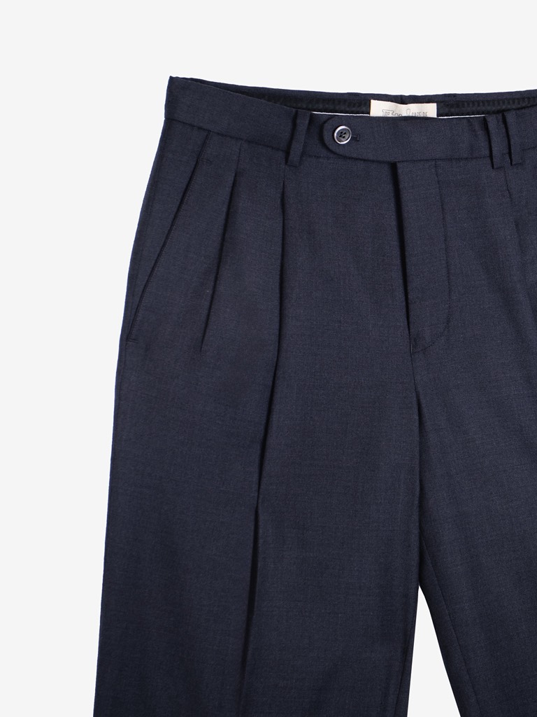 Two Pleat Trousers in Plomb 03P
