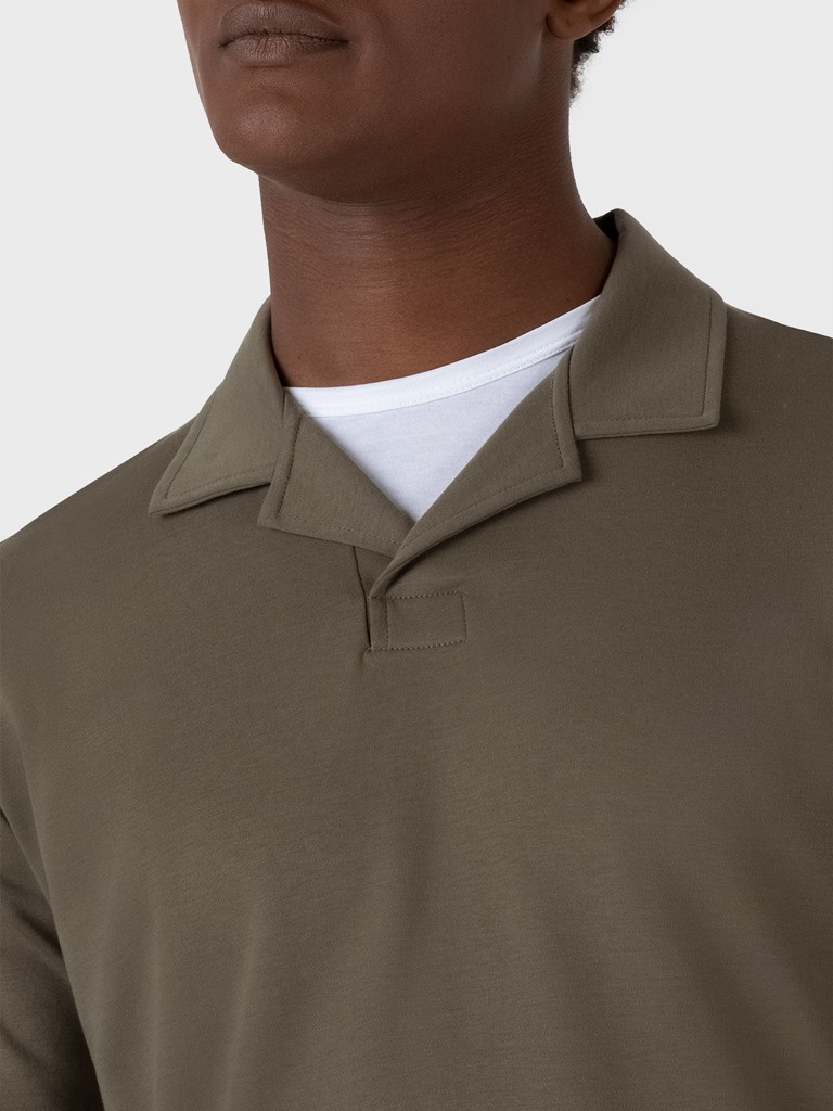 Heavyweight Polo Shirt in Khaki