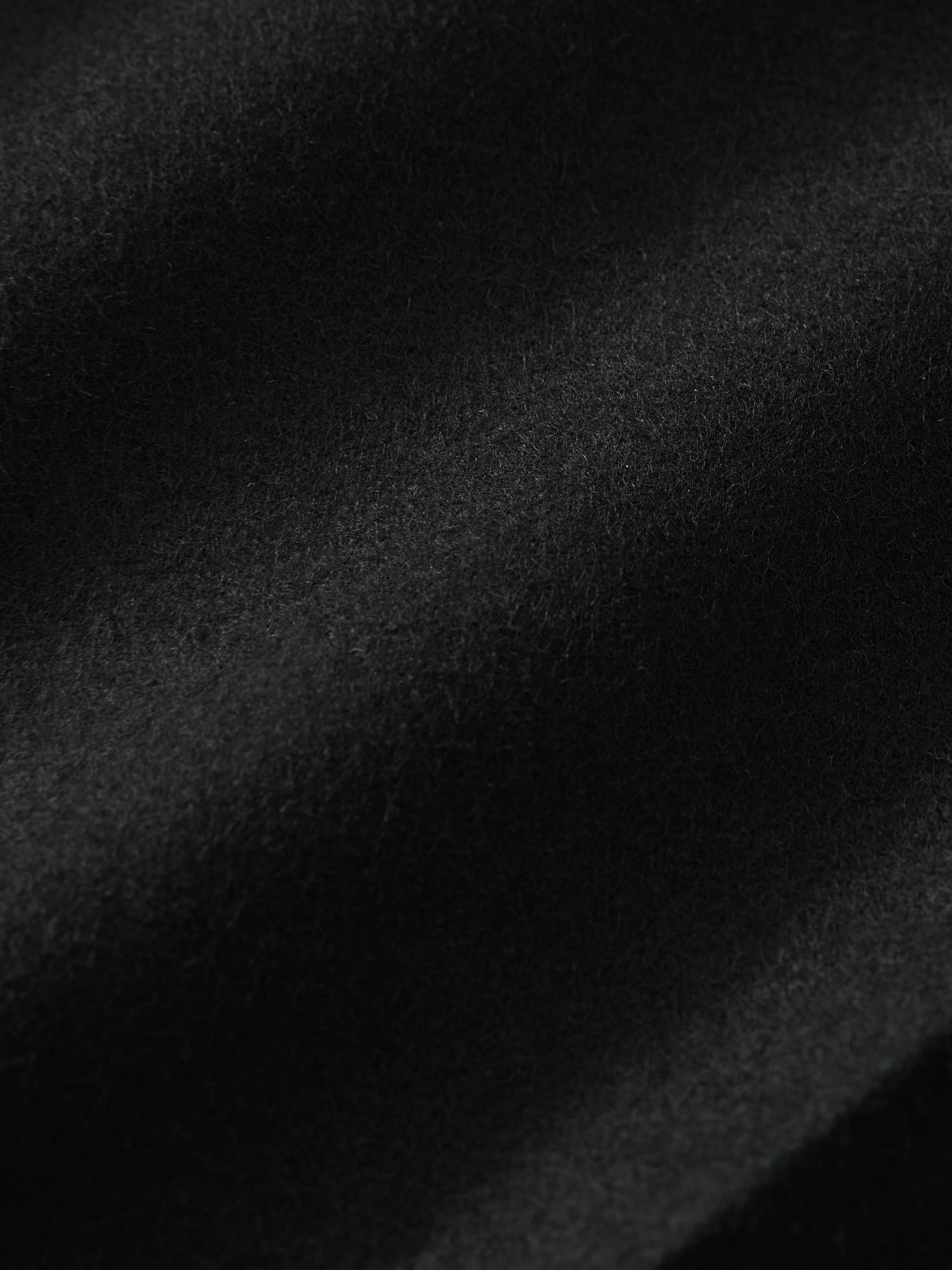 Black Melton Tailoring Fume Pants