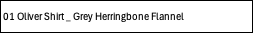 Canclini grey flannel shirt 01X