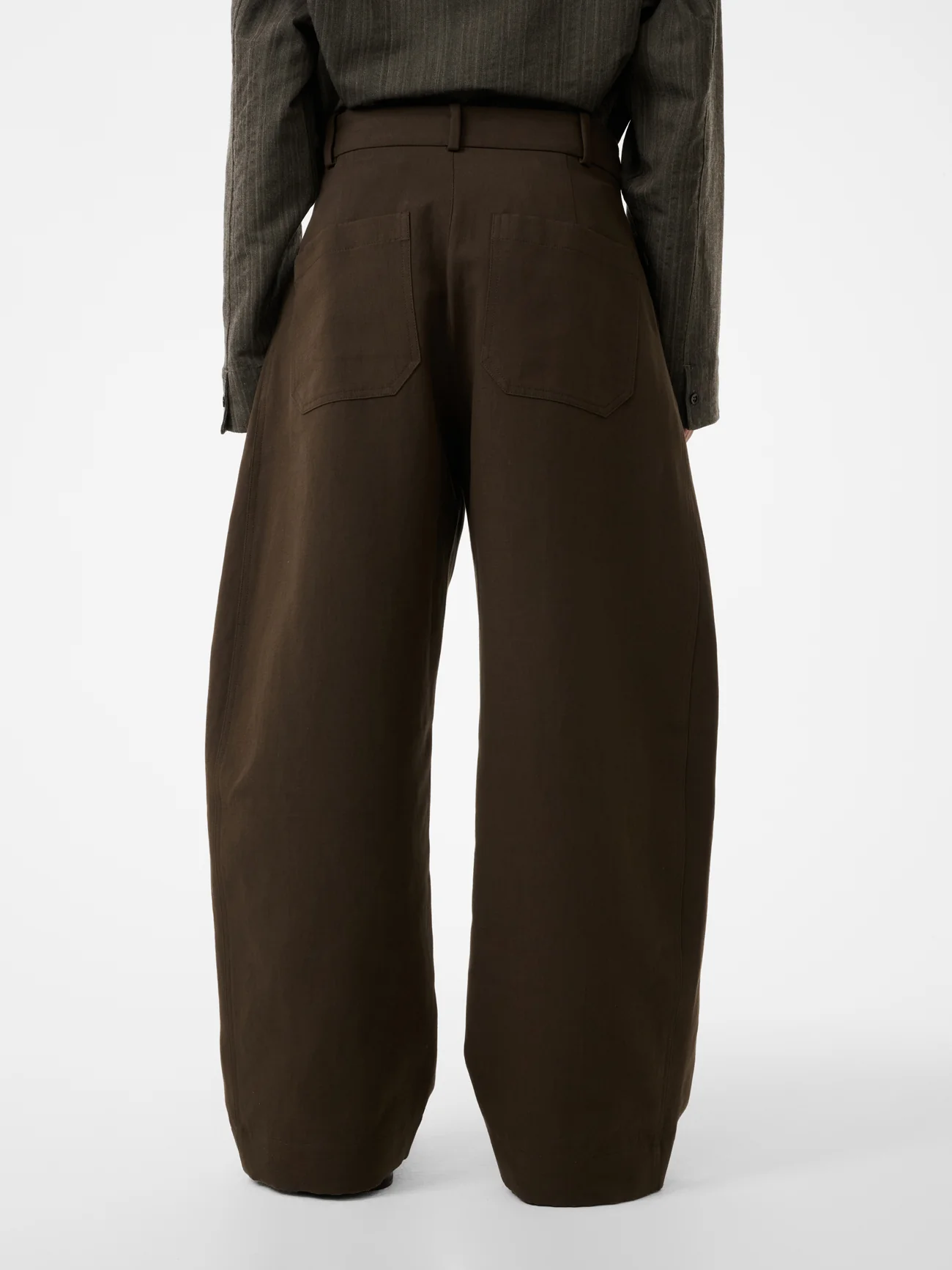 Peat Double Cotton Linen Levy Pants