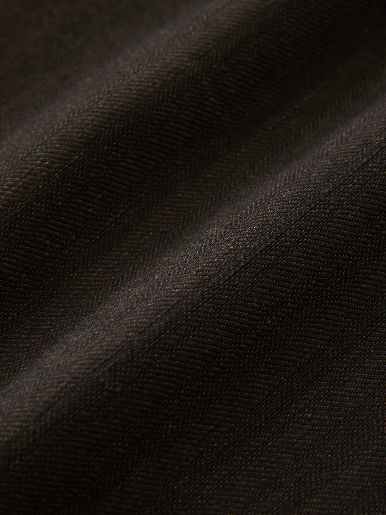 Espresso Broken Herringbone Line Pants