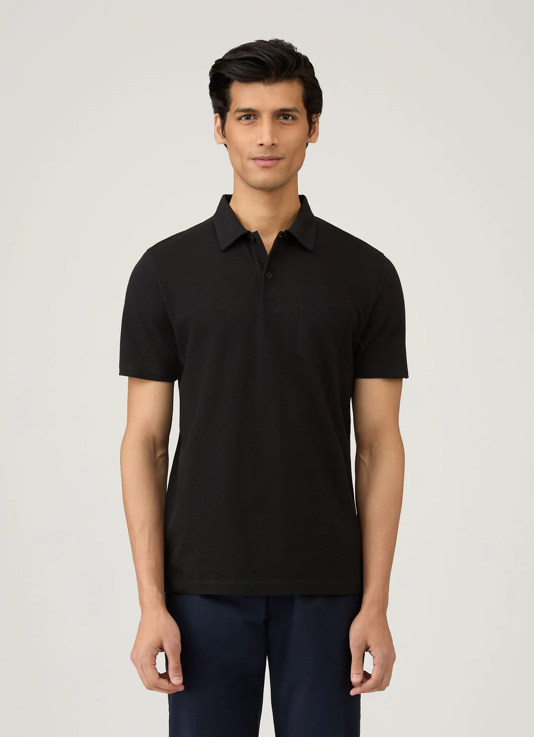 Riviera Polo Shirt in Black