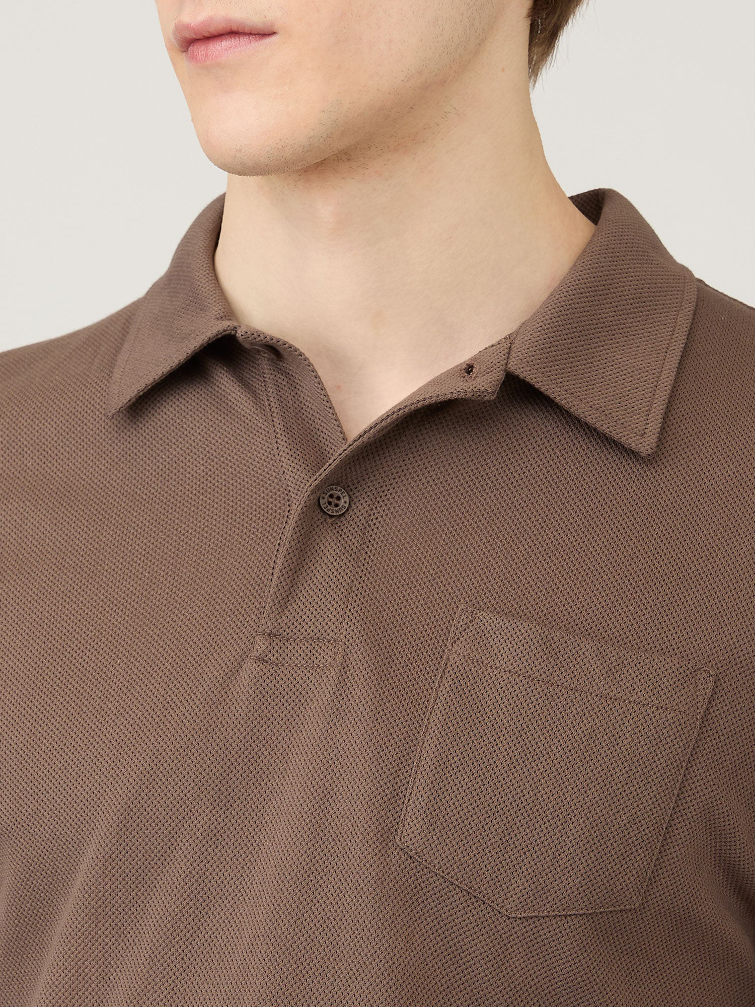 Riviera Polo Shirt in Bark