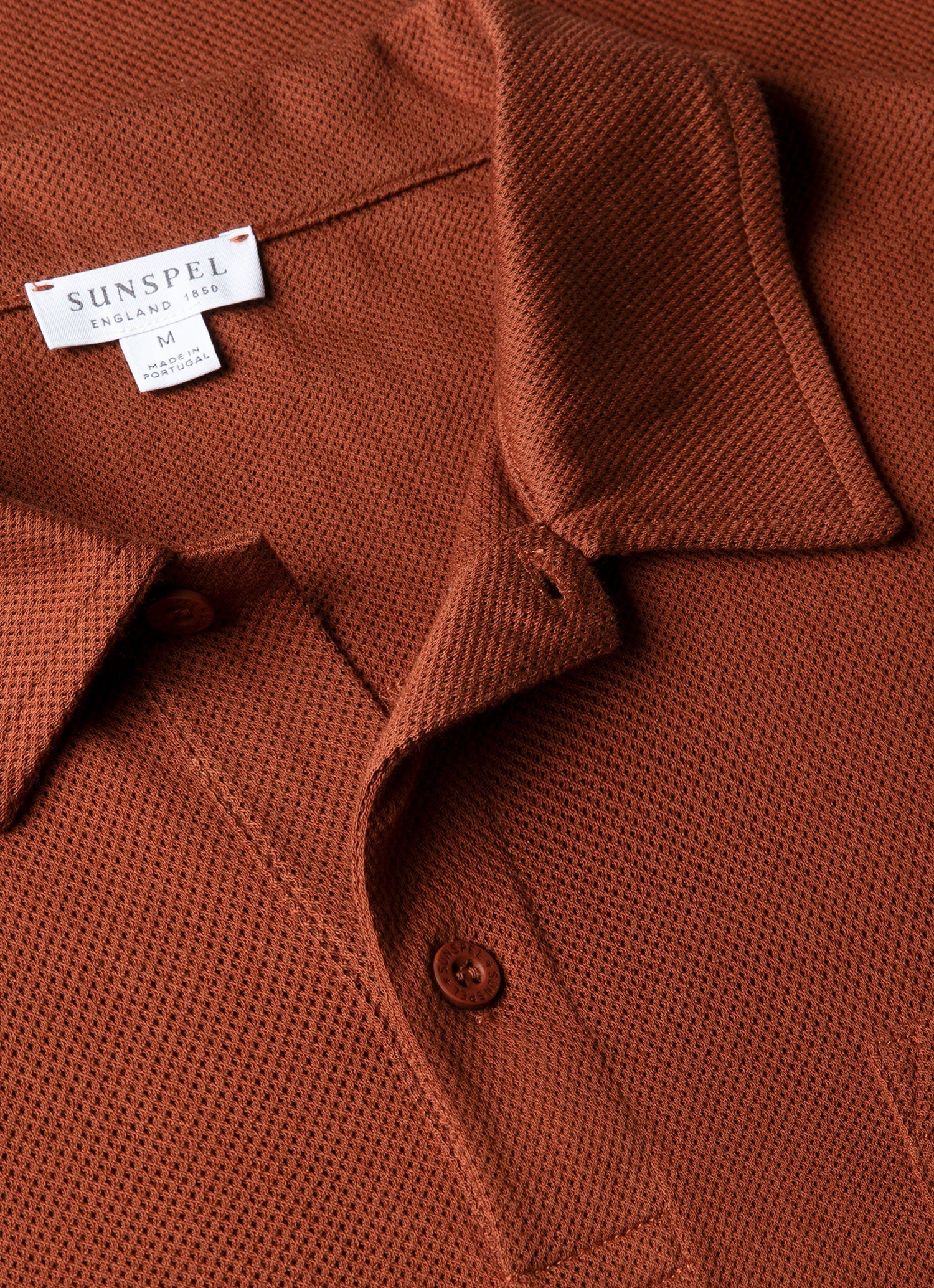 Riviera Polo Shirt in Rust