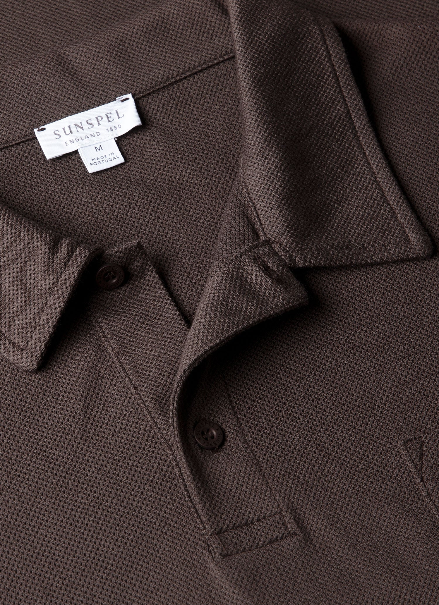 Riviera Polo Shirt in Dark Chocolate