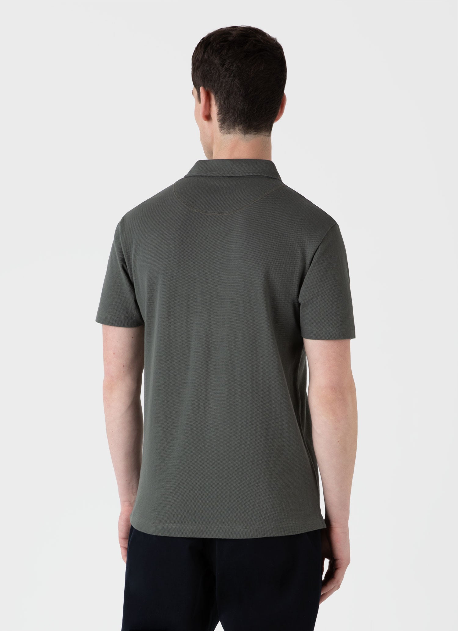 Riviera Polo Shirt in Drill Green