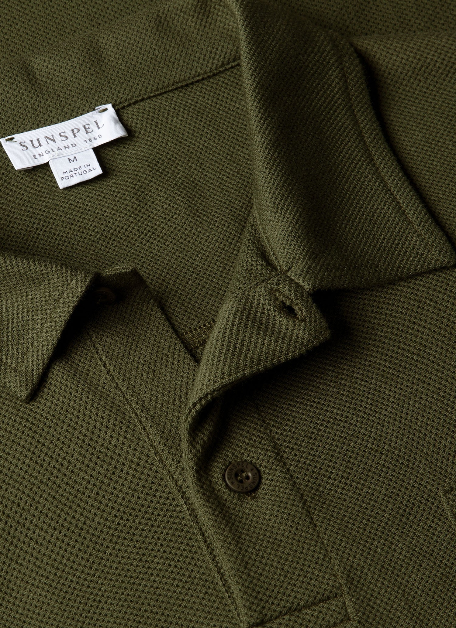 Riviera Polo Shirt in Deep Olive
