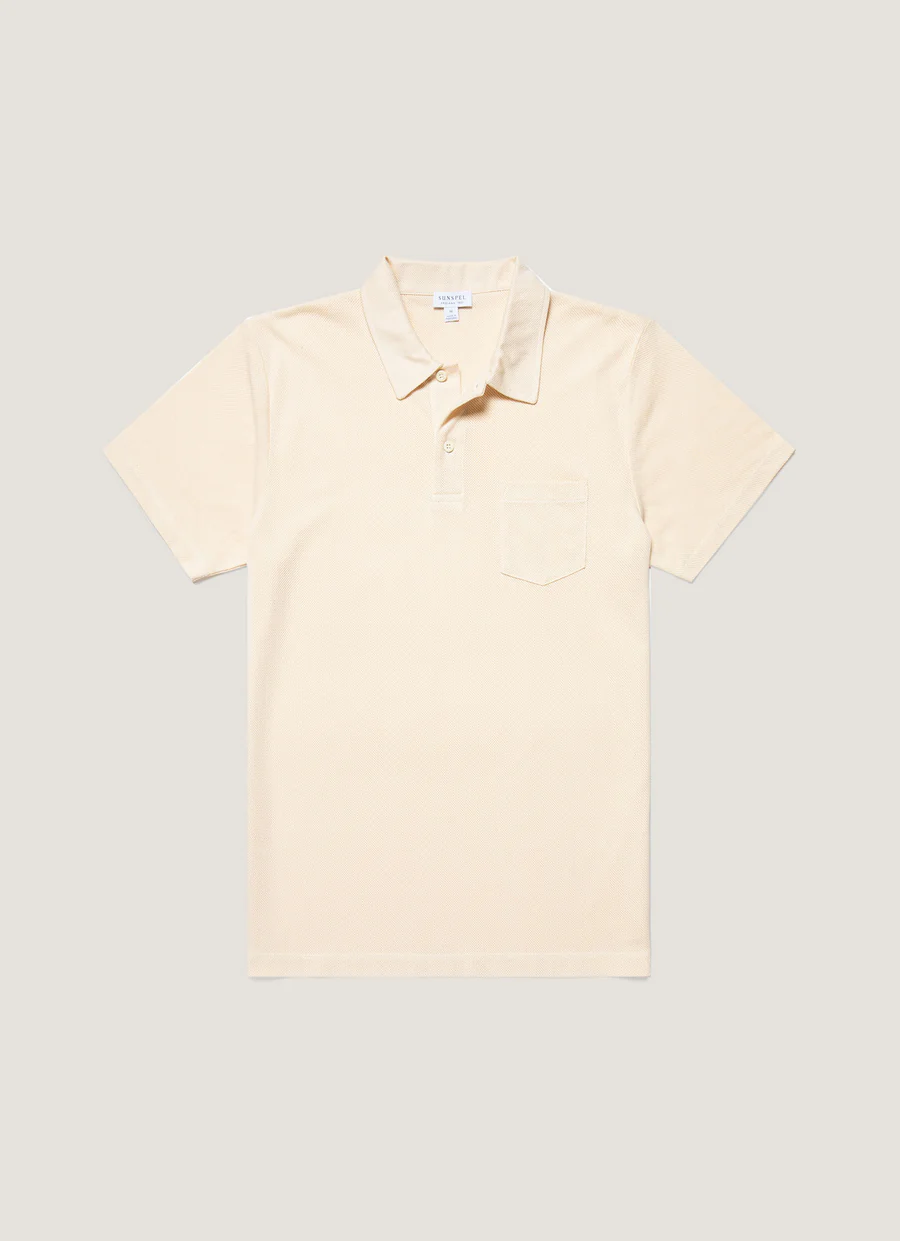 Riviera Polo Shirt in Undyed
