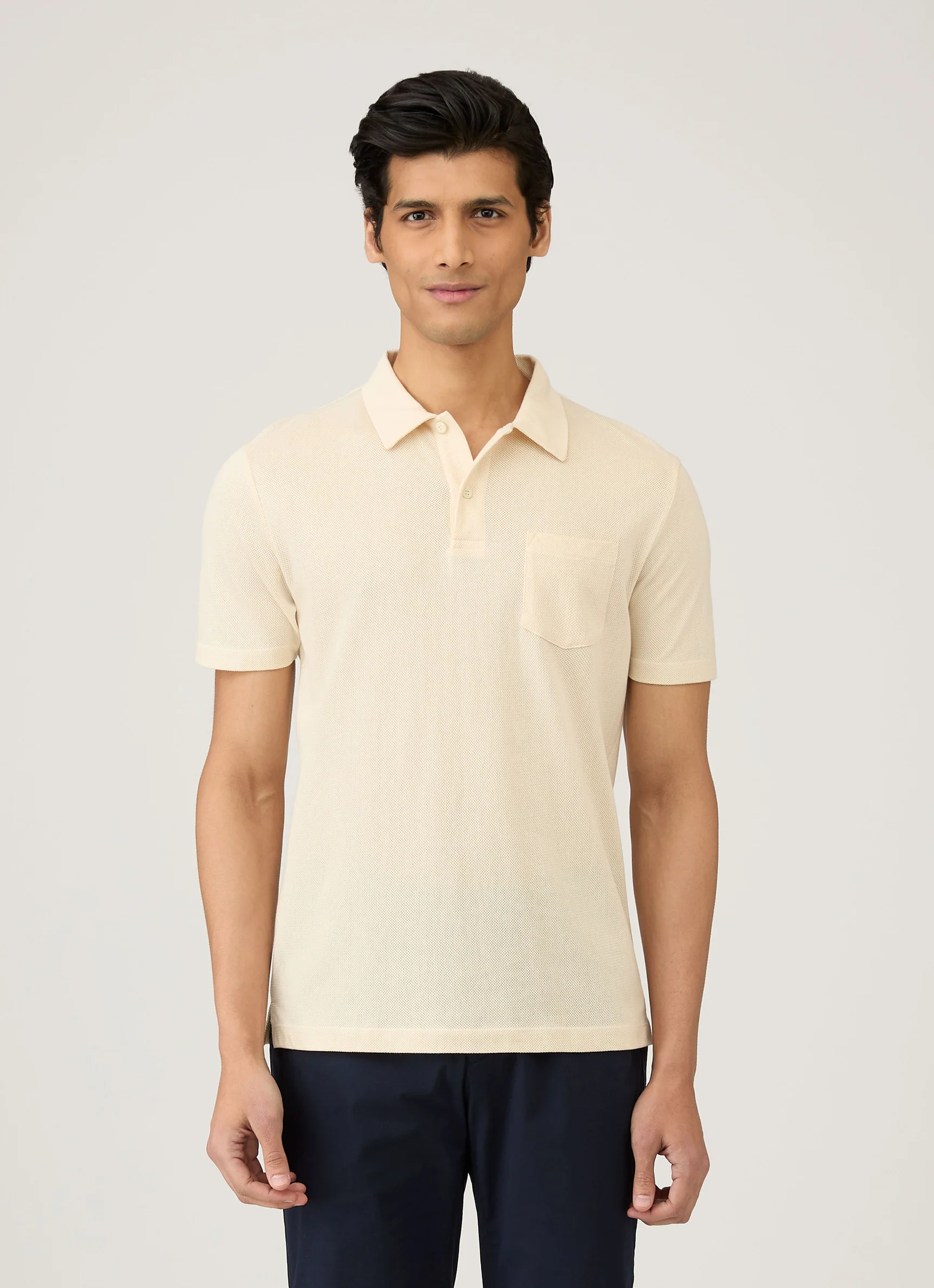Riviera Polo Shirt in Undyed