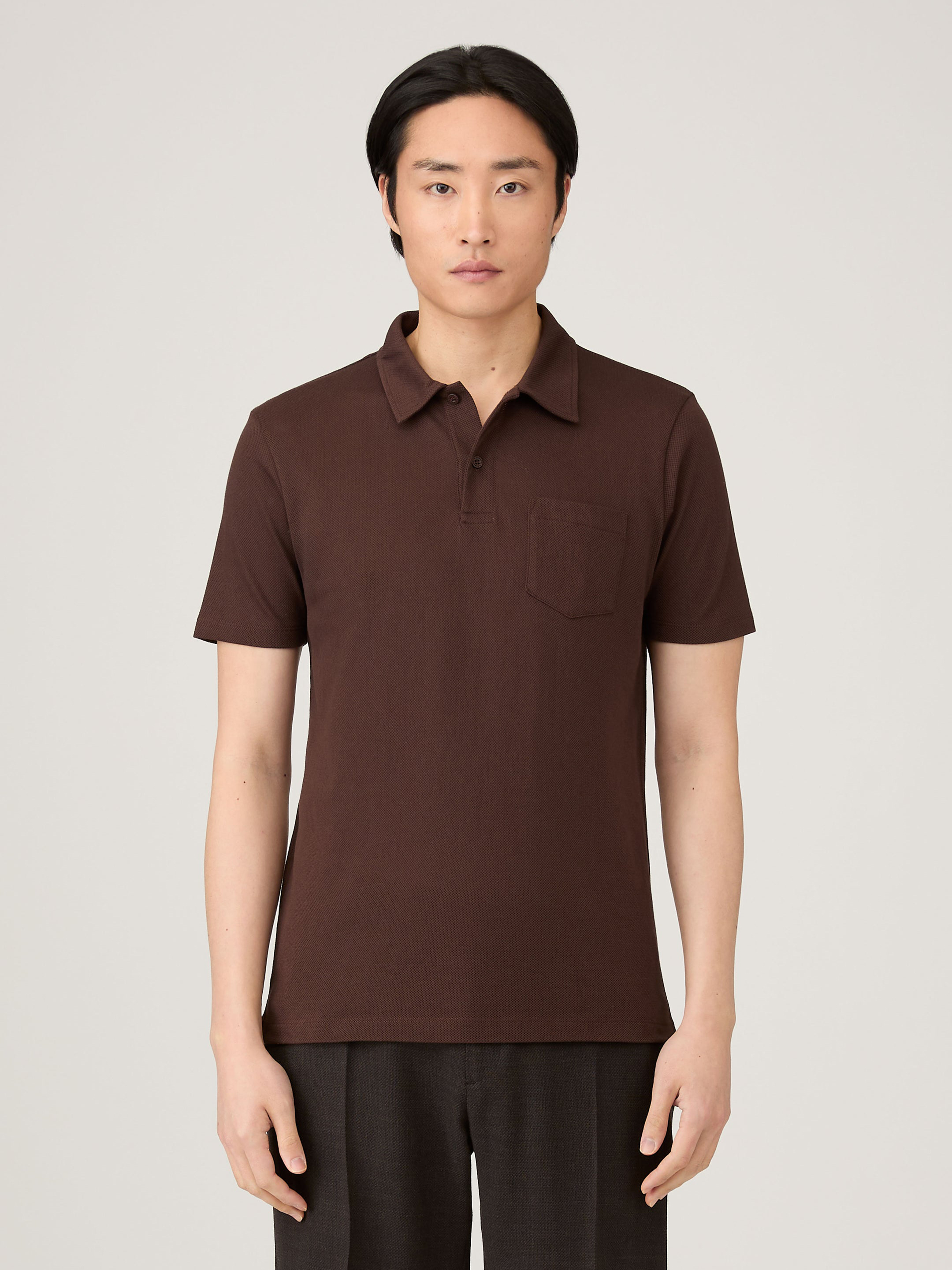 Riviera Polo Shirt in Bakelite