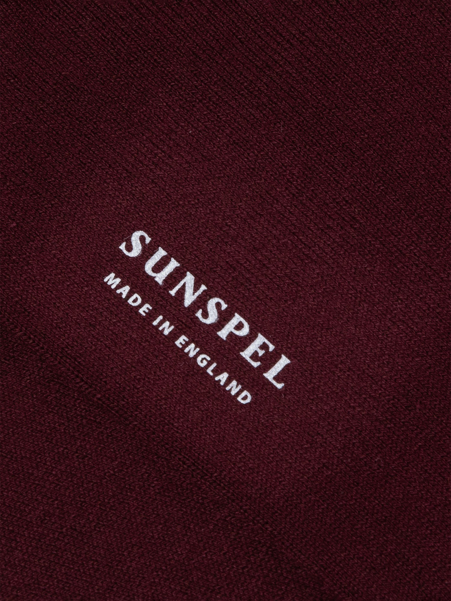 Cotton Socks in Maroon