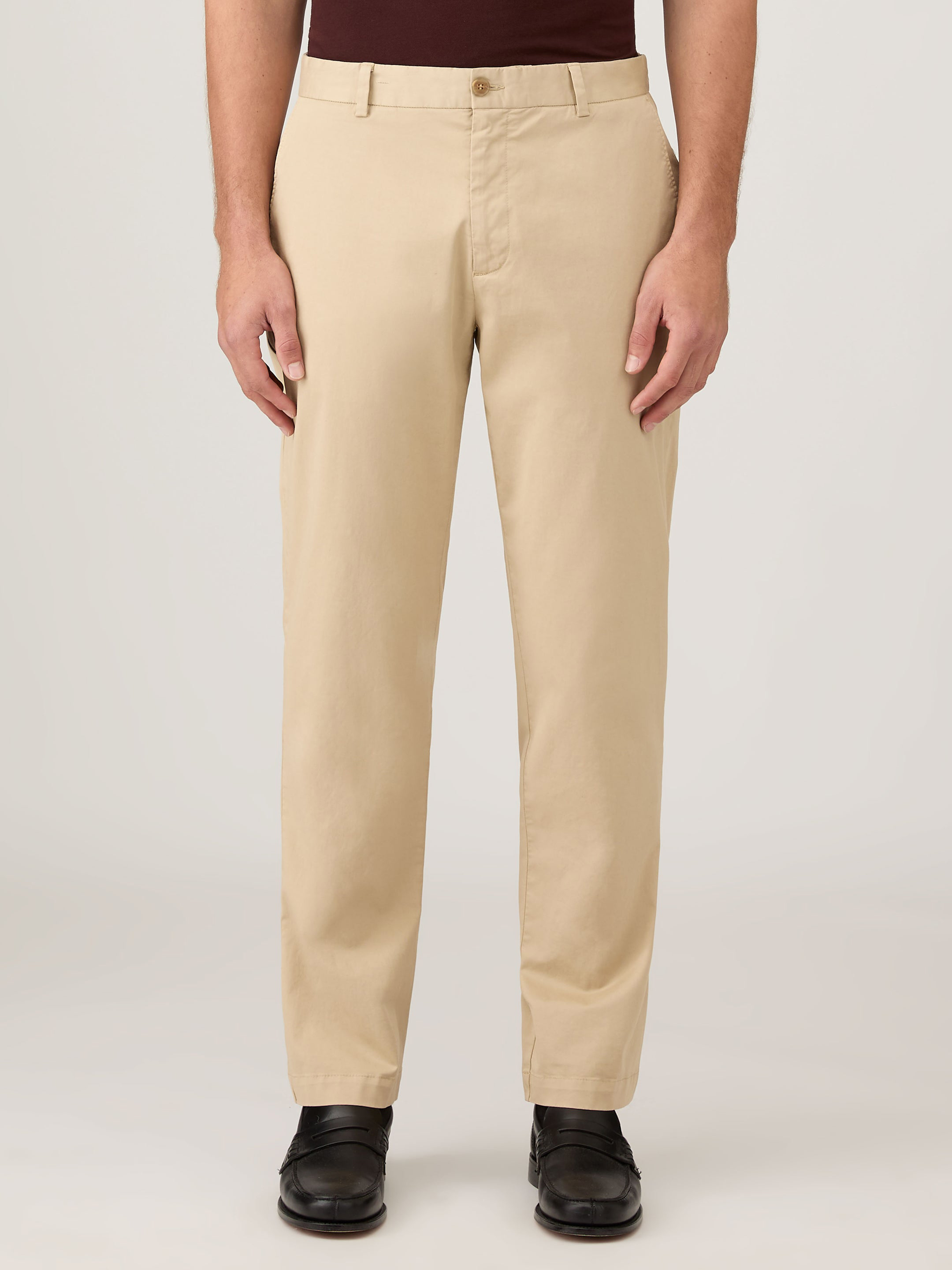 Regular Fit Chino in Light Stone